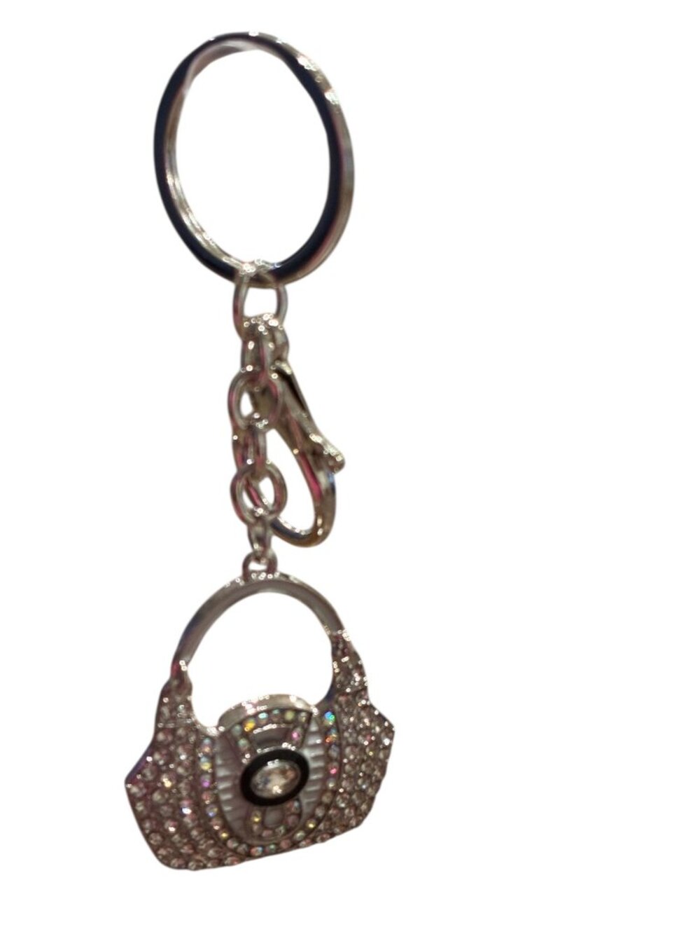 Rhinestone Bag/Key Charm